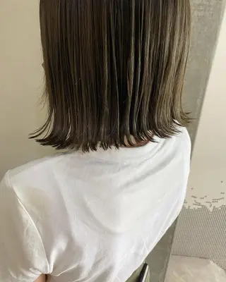 ミディアム カラー Legami 熊本(レガーミ)所属・清村 和音のヘアスタイル