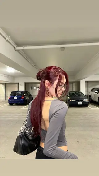 ロング カラー 🍒トレンド暖色ヘア 🍒Manamiのヘアスタイル