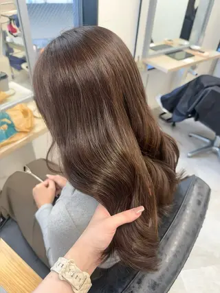ロング カラー ヘアアレンジ himawari♡ 柔らかいカラーのヘアスタイル