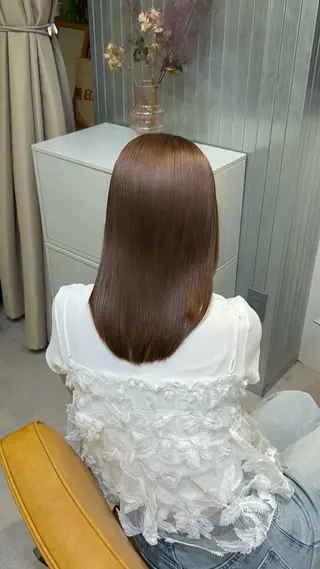 セミロング MASHU chayamachi店所属・【梅田美容室】 似合わせカット サヤのヘアスタイル
