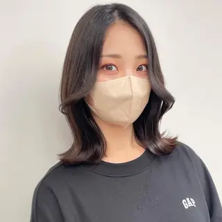 ミディアム カラー 🦋韓国系指名No1 店長/圓山 祐也🦋のヘアスタイル