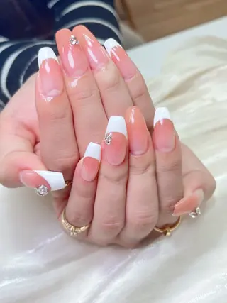 ネイル candy nail 韓国風ワンホンネイルのネイルデザイン