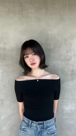 ミディアム カラー 韓国レイヤー🩶 /wakaのヘアスタイル