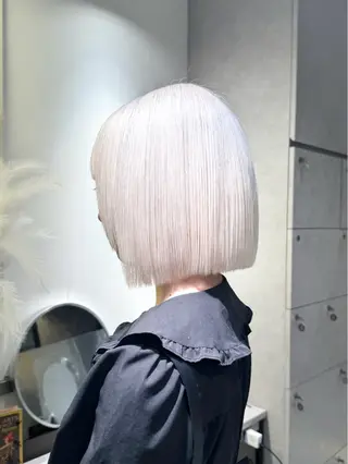 ミディアム カラー Qin Shaire salon所属・SHONOSUKE/ 原宿/ハイトーン特化のヘアスタイル