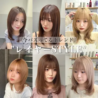 ロング カラー SALOWIN新宿三丁目【サロウィン】所属・レイヤー/ハッシュ /透明感カラー/青木のヘアスタイル