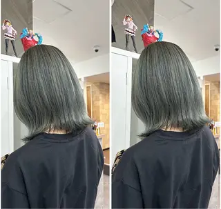 ミディアム 森島 愛梨のヘアスタイル