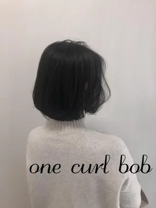 ミディアム カラー 中村 玲のヘアスタイル