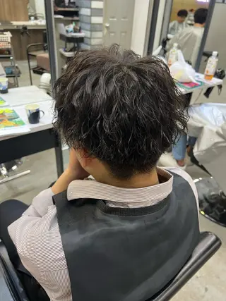 パーマ メンズ 韓国ヘア🇰🇷 YUKINAのヘアスタイル