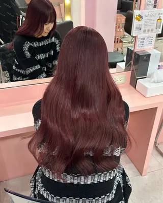 ロング カラー 🪞ダメージレス艶 🪞れいのヘアスタイル