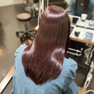 ロング カラー レイヤーカット / 栄 / はるな🌼のヘアスタイル