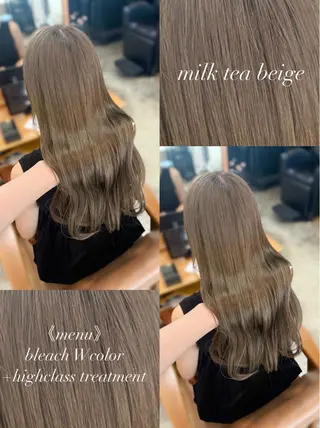 ロング カラー みゆう🕊髪質改善× 透明感カラーのヘアスタイル