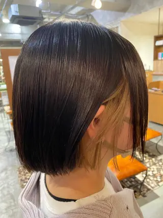 ショート カラー 透明感カラー🌿 ｛door｝髙橋輝のヘアスタイル