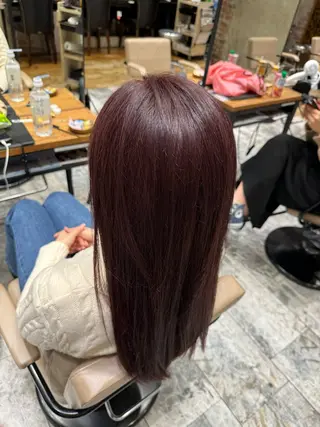 セミロング 透明感カラー🎨 田嶋翔真のヘアスタイル