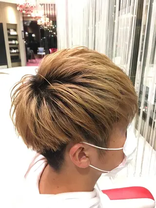 メンズ 曲がる縮毛矯正◎高岡 ブリーチ後でも縮毛◎のヘアスタイル