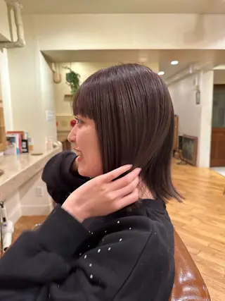 ミディアム カラー 大人ショート/鎌倉/ 似合わせ/不動のヘアスタイル