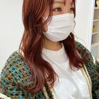 セミロング カラー 【髪質改善】 【美髪矯正】🌻店長のヘアスタイル