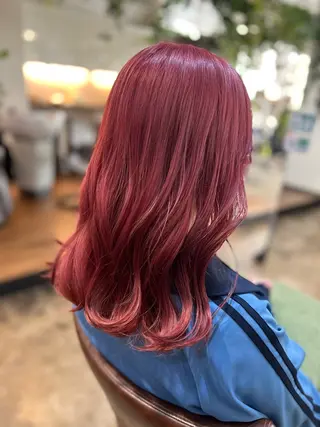 セミロング カラー 艶髪/レイヤー 🦋MIYUUのヘアスタイル