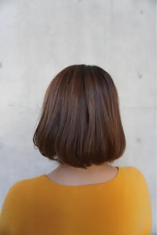 ミディアム カラー 🫧オリーブカラー/ 酸性縮毛矯正銀座🫧のヘアスタイル