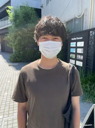 ショート カラー パーマ ヘアアレンジ メンズ キッズ ネイル マツエク・マツパ アイブロウ パーマ/透明感カラー /ボブ/吉田一生のヘアスタイル