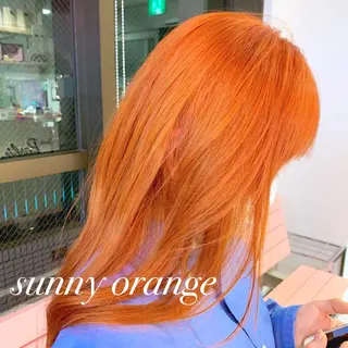 ロング カラー ヘアアレンジ 🍒暖色✖️レイヤー ／Haruna🍒のヘアスタイル