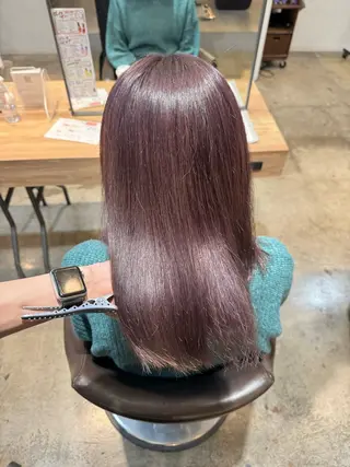 ミディアム カラー 聖斗 /ハイトーン/パーマのヘアスタイル