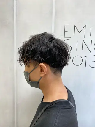 ショート パーマ メンズ 🟢NEGi🟣 🫧髪質改善のヘアスタイル