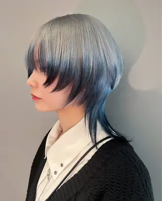 ミディアム カラー haco＋所属・圧倒的デザイン力 店長🎨RENAのヘアスタイル