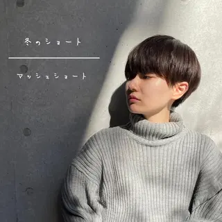 ショート 白髪ぼかしシークレッ トハイライト/店長のヘアスタイル