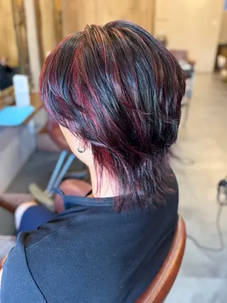 カラー メンズ ナギサ 🐶のヘアスタイル