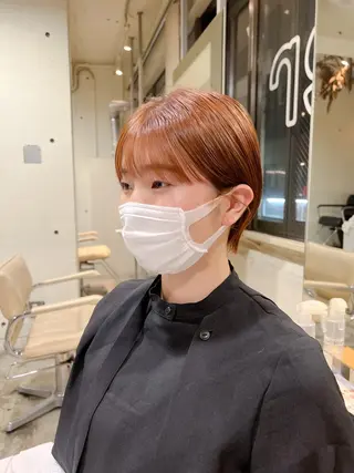 ショート カラー パーマ スパイキーショート/ メンズヘア/hugeのヘアスタイル