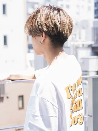 ショート カラー パーマ メンズ 💁‍♂️メンズカッ トパーマ💈大田涼華のヘアスタイル