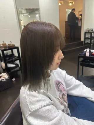 カラー 名駅/艶カラー/原田 永遠のヘアスタイル