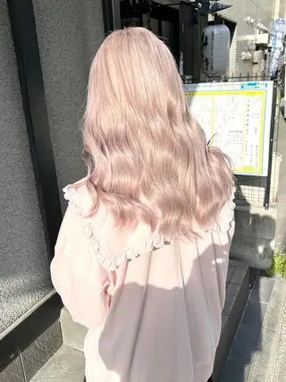 セミロング カラー Via officialのヘアスタイル