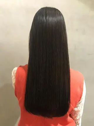 ロング パーマ 🛑柔らか透明感 カラー🛑大谷のヘアスタイル