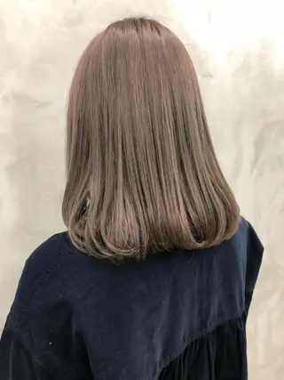 ミディアム カラー ショート・ボブ 徳竹淳一のヘアスタイル