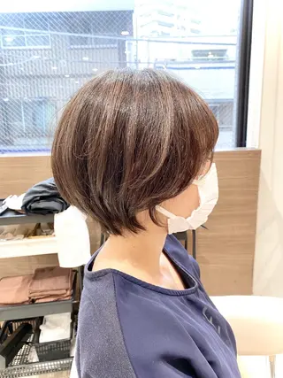 ショート カラー 横山 直輝のヘアスタイル