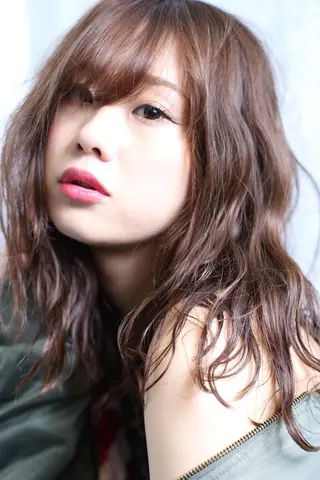 セミロング vato マンツーマンサロンのヘアスタイル