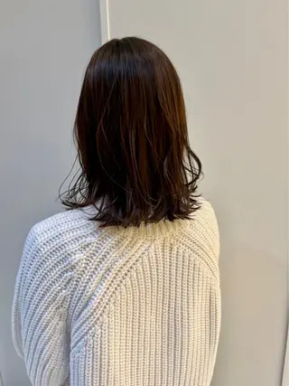 カラー リンダ所属・ベージュ/顔周り カット/スズキのヘアスタイル