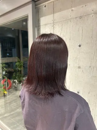 ミディアム カラー モテ艶カラー/ KaRin👼🏻のヘアスタイル