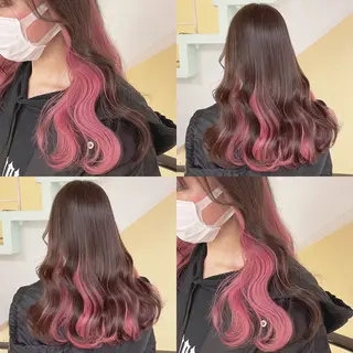 カラー 渋谷:インナーカラー ／🍒エリカ🍒のヘアスタイル