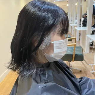 ミディアム カラー 🇰🇷ハイトーン× 韓国レイヤー레이어드のヘアスタイル