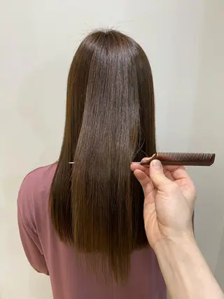 ロング コテ巻き風パーマ/ 髪質改善/河島恭平のヘアスタイル