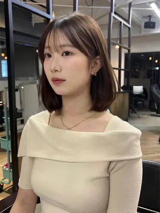 ミディアム YUI / LbyHOMEのヘアスタイル