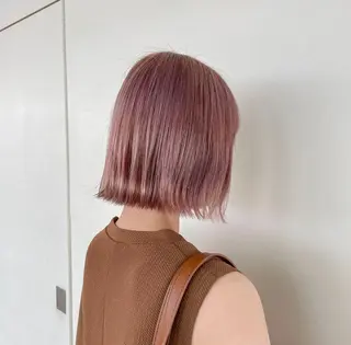 ミディアム 落合 美穂のヘアスタイル