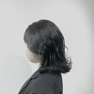 ミディアム カラー ヘアアレンジ キヨミ 韓国レイヤーカットのヘアスタイル