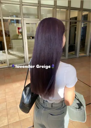 ロング 🎀透明感カラー 🐈ナズナのヘアスタイル