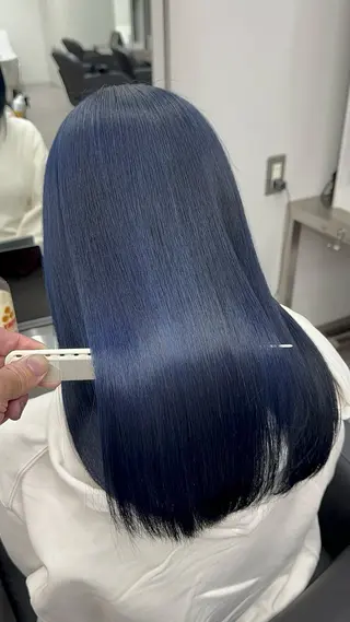 ミディアム カラー ヘアアレンジ ⭐️柏木皇気ブリーチ ムラ修正/他店直しのヘアスタイル