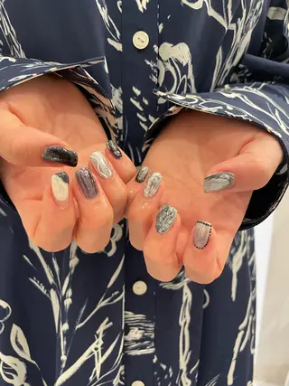 ネイル 束感まつ毛/ネイル/ LED♥KIRARAのマツエク・マツパデザイン