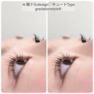 マツエク・マツパ 🎼グラデーション スタイル札幌♫*✧のマツエク・マツパデザイン