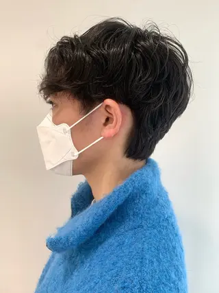 パーマ メンズ 松浦ゆずき 韓国/ 診断/ダウンパーマのヘアスタイル